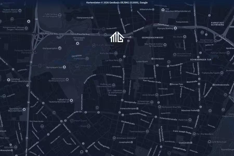 Standortkarte des Münch Gesellschaft
für Immobilienmanagement mbH